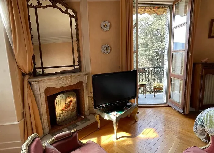 Grand Centre-ville Avec Balcon Et Wifi - Fr-1-555-87 公寓 艾克斯莱班